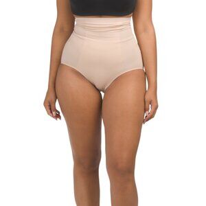 WACOAL Sand Pima Cotton Blend Beyond Naked Shaping High Waist Briefs